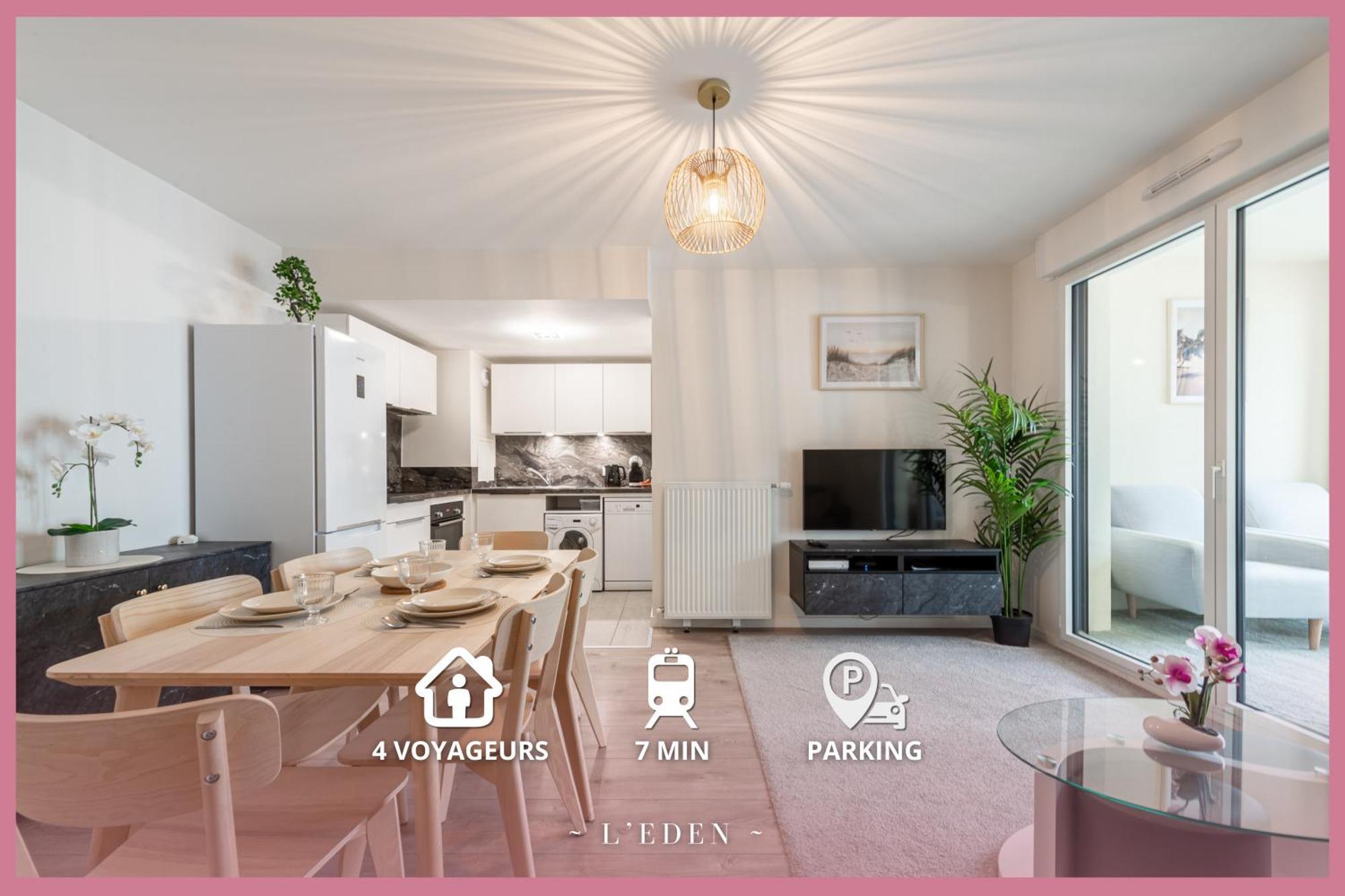 L'Eden - T2 Neuf Avec Loggia Et Parking Prive - Proche Rer A & Disneyland Chessy  Bagian luar foto
